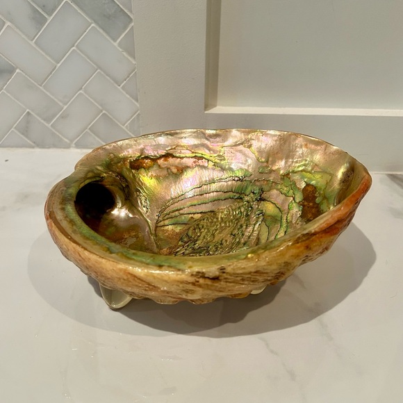 Genuine Abalone Shell Footed Bowl from the 1960's - Picture 11 of 12